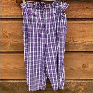 80s Plaid Shorts/Pedal Pushers